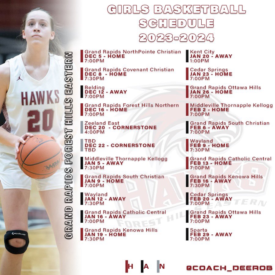 Lily Gleason (@lily_gleason20) on Twitter photo So excited for games to start this week!! Canโt wait to see where this season takes us! ๐โผ๏ธ
<a href="/M_B_A_Bball/">MBA Basketball</a> <a href="/FHE_Athletics/">Forest Hills Eastern Athletics</a> <a href="/coach_deerob/">Danny Robinson</a> So excited for games to start this week!! Canโt wait to see where this season takes us! ๐โผ๏ธ
<a href="/M_B_A_Bball/">MBA Basketball</a> <a href="/FHE_Athletics/">Forest Hills Eastern Athletics</a> <a href="/coach_deerob/">Danny Robinson</a>