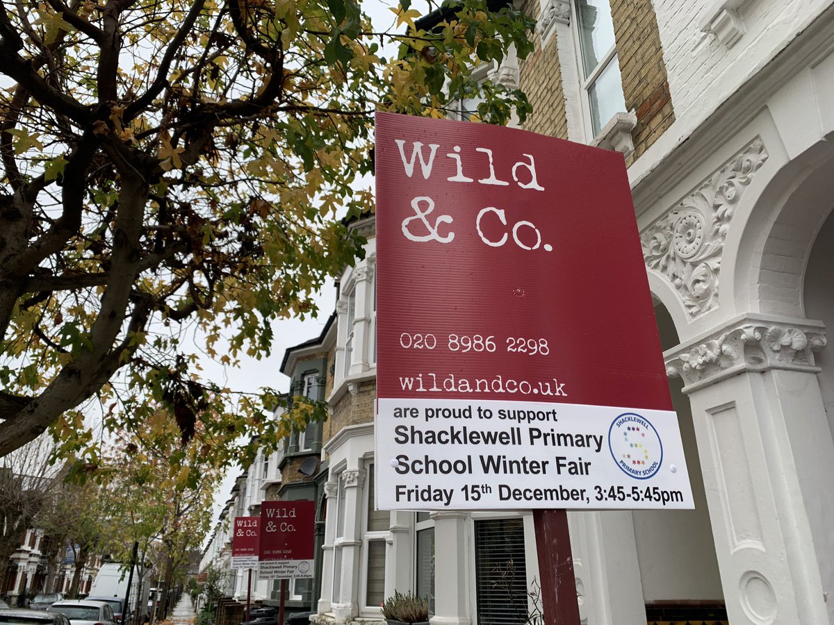 The boards are up! Thank you <a href="/WildandCompany/">Wild & Company EA</a> for supporting our winter fair. All funds will go directly to supporting children <a href="/ShacklewellE8/">Shacklewell Primary</a>