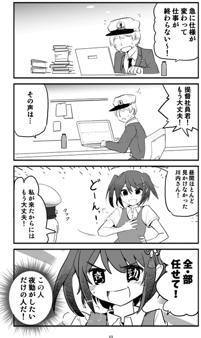 艦娘OL概念2 川内先輩の場合