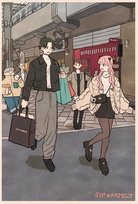 SPY×FAMILY×成長ifお買い物 