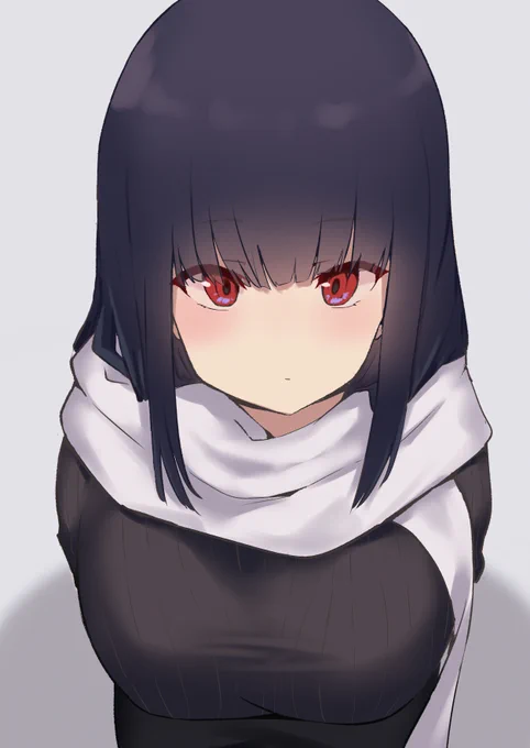 冬の女の子 