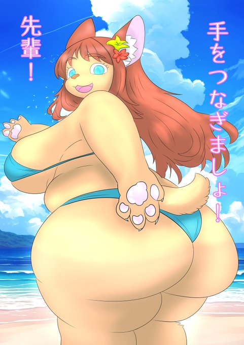 最近寒いので夏を感じる絵を描きました 