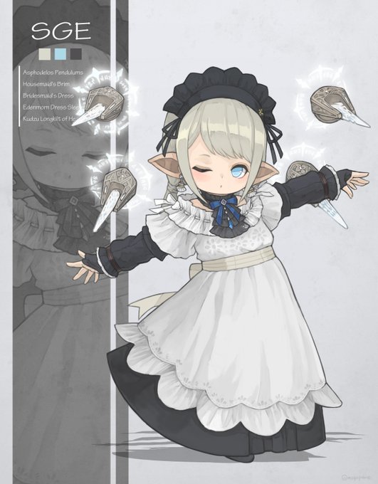 「dress lalafell」 illustration images(Latest)