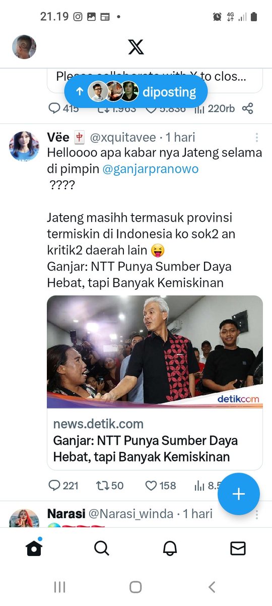 JavaAntok's tweet photo. @wonggendheng00 Dia bukan pendukung 03 , lihat saja postingannya menghina capres 03 https://t.co/OESyC5yVvW