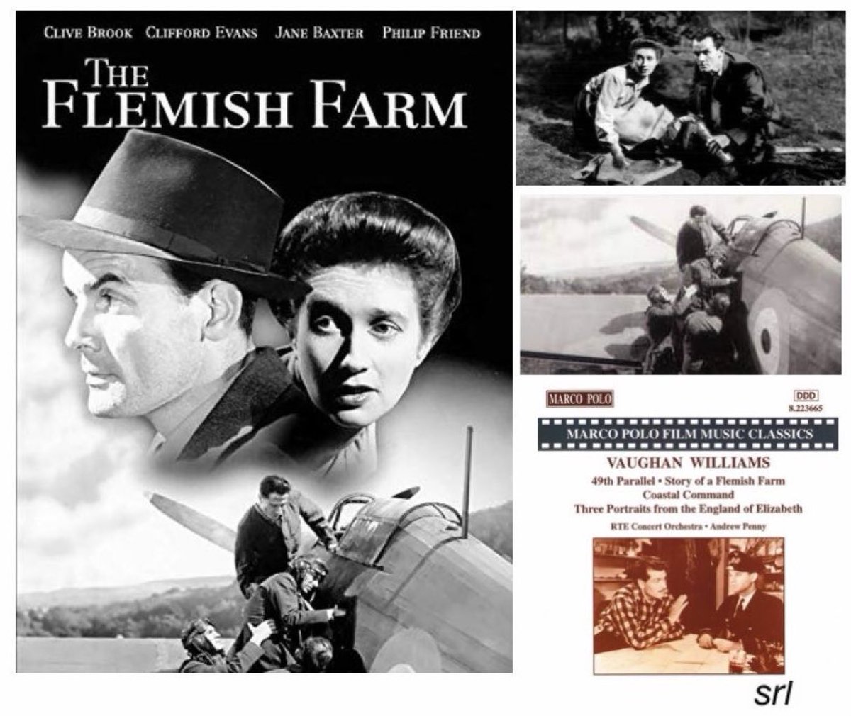 3:10pm TODAY on @TalkingPicsTV 

The 1943 #War film🎥 “The Flemish Farm” directed by #JeffreyDell & co-written with #JillCraigie.  Based on a true story.

🌟#CliveBrook #CliffordEvans #JaneBaxter #WylieWatson #PhilipFriend

🎶Music by #RalphVaughanWilliams