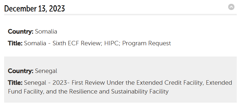 PatrickHeinisc1's tweet photo. #IMF executive board will approve HIPC completion point for #Somalia on Dec. 13, which will mark the completion of 🇸🇴 #debt_relief. In addition, the executive board will approve the 6th review of 🇸🇴 ECF programme and make a decision about Mogadishu's request for a new programme. https://t.co/TpMPVHA2o2