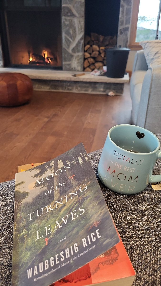 Half way through 'Moon of the Turning Leaves' by <a href="/waub/">Waubgeshig Rice</a> and weeping. The sign of a very good story