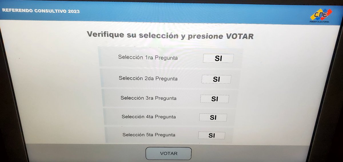 Por mi Patria voto #5VecesSí y hasta más 😌❤️

#ElEsequiboEsDeVenezuela 🇻🇪