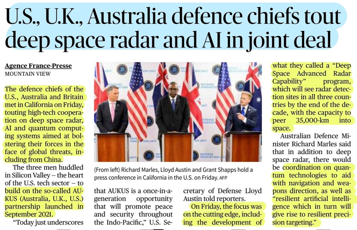 imRavikantYadav's tweet photo. *In #Kashmir winter delicacy #Harissa
* #Aadhaar put #Japan
Behind Tech curve:Prof Jun Murai #FatherOfInternet in japan
*#AUKUS defence Chiefs tout #DeepSpace radar&AI in jt deal
*#terrorist open fire in #PoK
*#SouthKorea launches 1st #Military Spy #satellite
*Modi-Muizzu talks https://t.co/QxW0GPQ30h