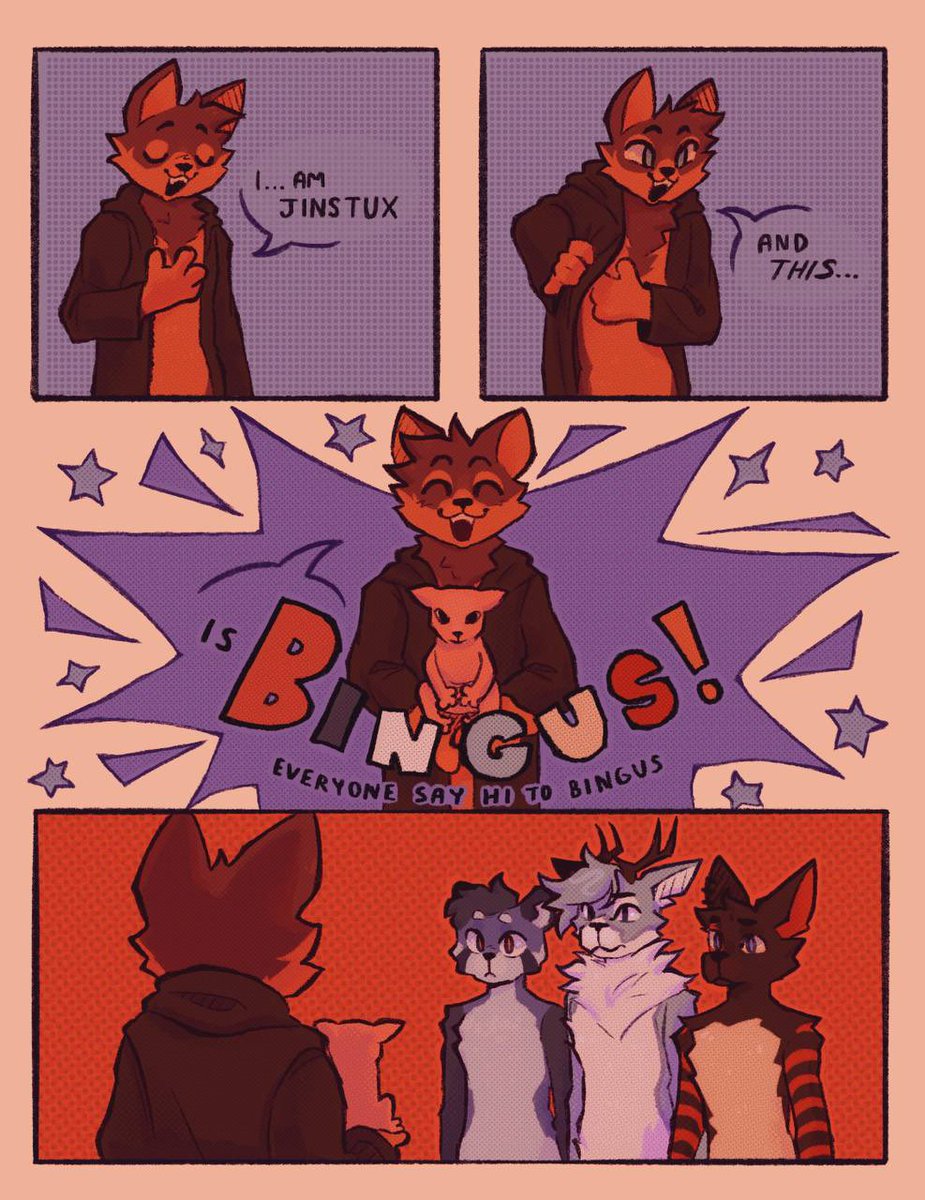 Everybody say Hi Bingus! Who else loves Bingus?

🎨: <a href="/poofyfysh/">poofy</a> 
Ft: <a href="/ItsFlippsy/">Flippsy</a>, <a href="/CharlieDeer1/">Charlie Deer</a>, <a href="/CruiseTheDingo/">Cruise Te Dingo</a>