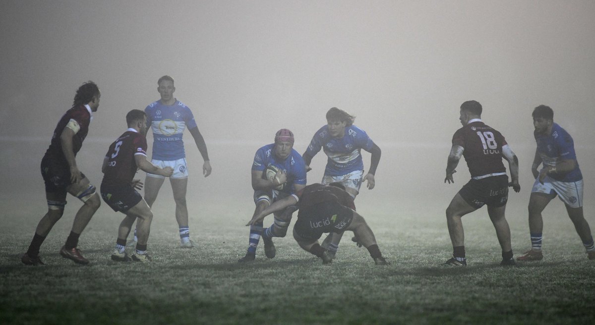 A couple of pics from a foggy and cold <a href="/BSRUGBY/">BSRFC</a> match yesterday. BS were 17-6 winners over <a href="/MowdenPark/">Darlington Mowden Park</a> and a great game despite the fact you couldn't always see the players! Thanks as always to <a href="/RecruitAbility/">RecruitAbility</a> for their support. <a href="/Natleague_rugby/">National League Rugby</a>