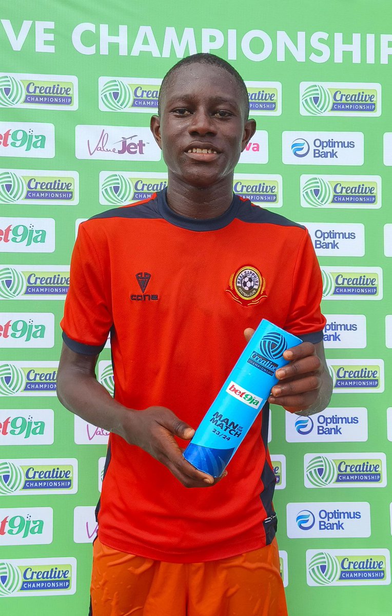TCC_League's tweet photo. Man of the match winners
Kparobo Arierhi (Beyond Limits)
Oludele Enitan (Imperial)
Lateef Abdulazeez (Real Sapphire)
#BYLDSC #SPOIMP #RESESC #TCCLeague24 https://t.co/79Qnbkq4gK
