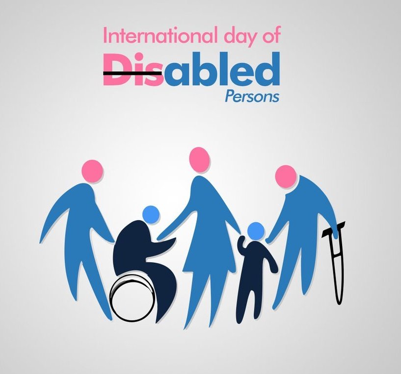 Let's create world for everyone alike by being 'United in action to rescue and achieve the sustainable development goals for, with and by persons with disabilities'.

They are differently abled, not disabled .So be there for one another.🤗

#IDPWD2023
#WorldDifferentlyAbledDay