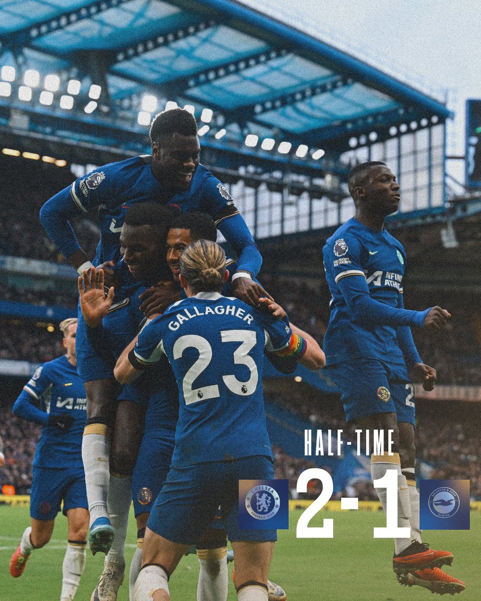 ⏸️ Ahead at the interval, but there’s still plenty of work to be done.

#CFC | #CheBri