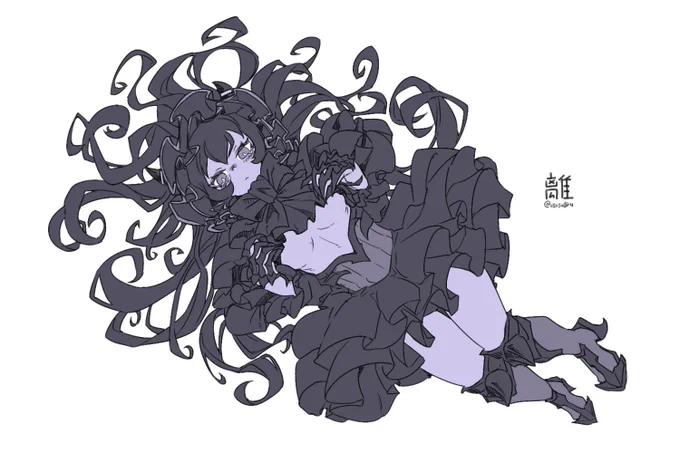 りっちゃん(姫)の服の構造、完全に理解したわ。違うわ。健全に理解したわ。 