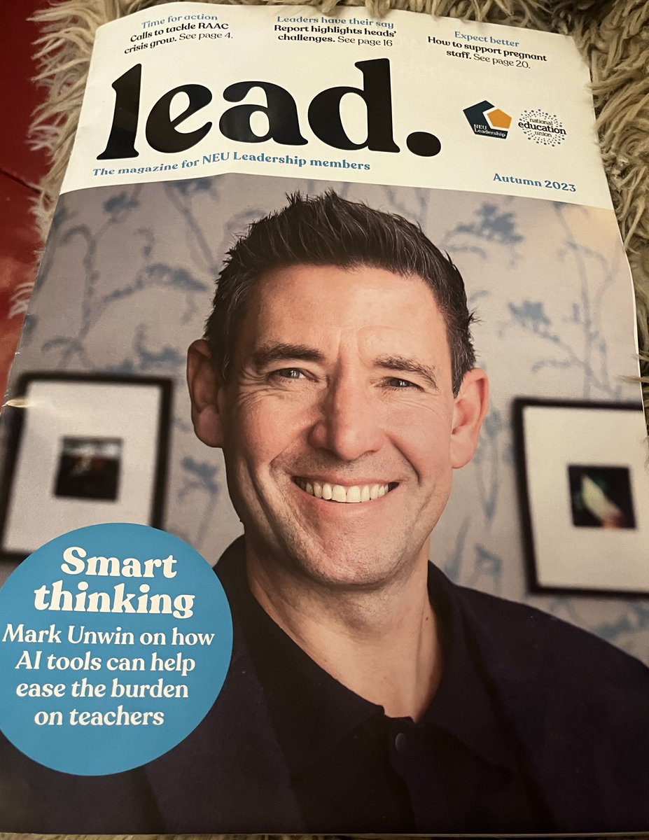 chrisdysonHT's tweet photo. Well out in the snow to return for hot chocolate and a catch up reading … it’s time for the @NEUnion @LeedsNeu #LeadMagazine with a wonderful front cover if I may say of @trust_create @misterUnwin …@DanielKebedeNEU https://t.co/Hr5jA0r9LK