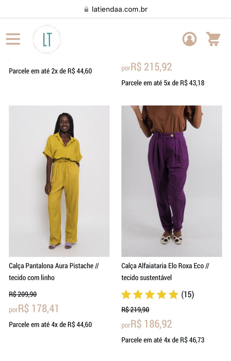 Calça Alfaiataria Elo Roxa Eco // tecido sustentável - La Tienda