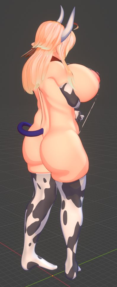 れぱるすさん(@Repulse_san)がBlenderで
うしあくまを作ってくれました!
本当にありがとうございます!!!
今日初めてBlenderをインストールしたので
ポーズがつけられないのだ(勉強します) 