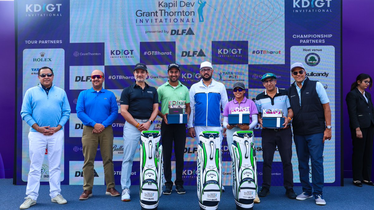 The Pro-Am Team Championship Winners!

With this the Kapil Dev - Grant Thornton Invitational 2023 comes to an end. We hope to see you next year to witness golfing greatness!

#KDGT #GrantThorntonBharat #GTBharat #DLFGolfandCountryClub #GrantThornton #GolfEvent #DelhiNCREvents