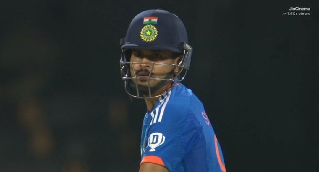 cricketdun33317's tweet photo. Fifty For Vice Captain Shreyas Iyer 👌🏻
Brilliant knock in 5th T20I against Australia..!!!!
#Yash19 #Kavin #STARMovie #ScindiaMagic #bjpfreesouth #MohsinKhan #AshokGehlot #NarenderModi #ElectionResults #Mohanlal #Jaiswal #RahulGandhiPanuati #Fighter #Bengaluru https://t.co/ZXDaYjlCI2
