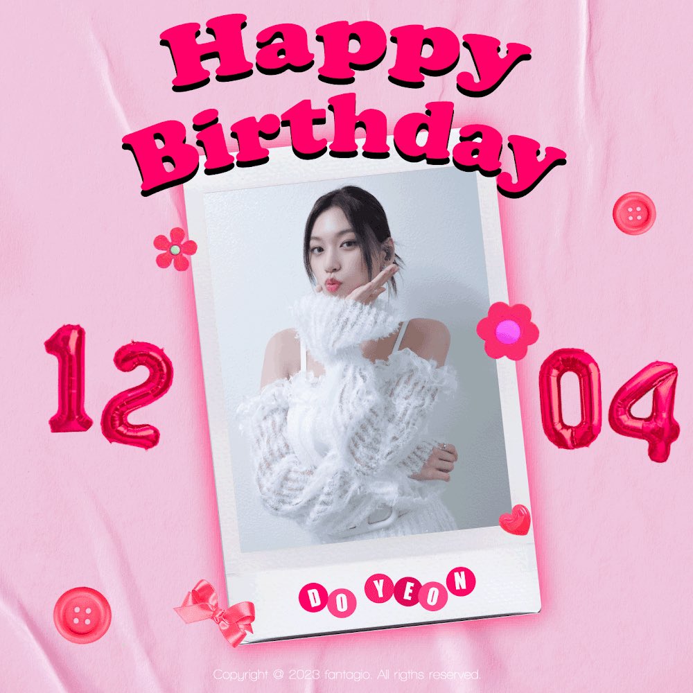 fantagiogroup's tweet image. [#HBD] #김도연 231204 HAPPY BIRTHDAY DOYEON♥︎
▶ cafe.daum.net/WekiMeki/R1wU/…
 
#해피도연데이 #HAPPYDOYEONDAY
#KIMDOYEON #위키미키 #WekiMeki