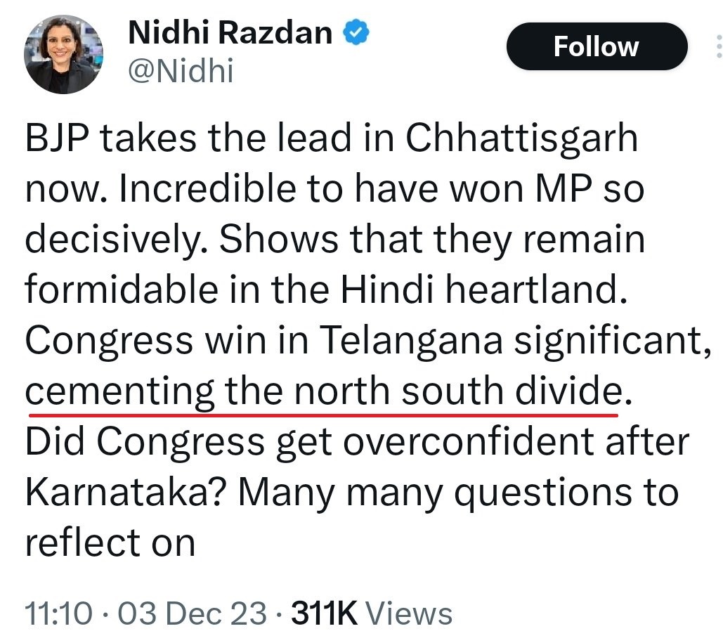 JMehta65's tweet photo. This lackeyes must have received instructions over WA to post North-South divide tweets..
#NewToolkit
3/5 https://t.co/gnoNrEissc