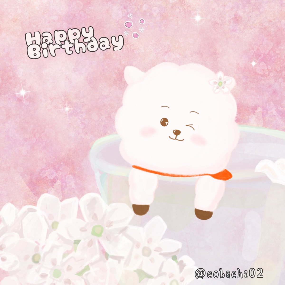 #BT21 #BT21fanart #UNISTARS #RJ #cobachi_coloring_study_room 🎨 #HappyBirthdayJin #HAPPYJINDAY #석진이생일_온세상이_햐튜햐튜 #와_석진이생일이다 #떨어져_지내는_마지막_JINday #석진이_사랑하나봐_많이_좋아하나봐 大好きなジン君🤍お会いできる日を心より楽しみにしています❢