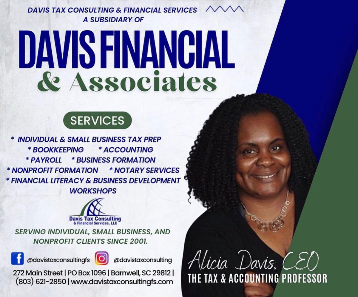 Davis Tax Consulting & Financial Services LLC tweet media