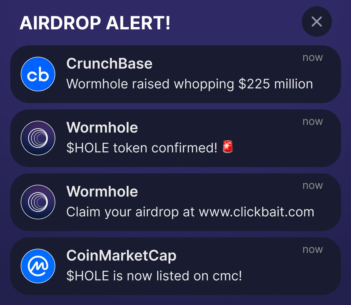 nobrainflip's tweet photo. $HOLE token confirmed, and here's why it's best airdrop to farm now:

• LayerZero: $263M raised; users: 3,200,000
• Wormhole: $225M raised; users: 75,000

Same tech. Same funding. 40x fewer users.

$HOLE airdrop could be biggest in 2024. Here's how to get it 👇🧵 https://t.co/Xte4wLvlG7