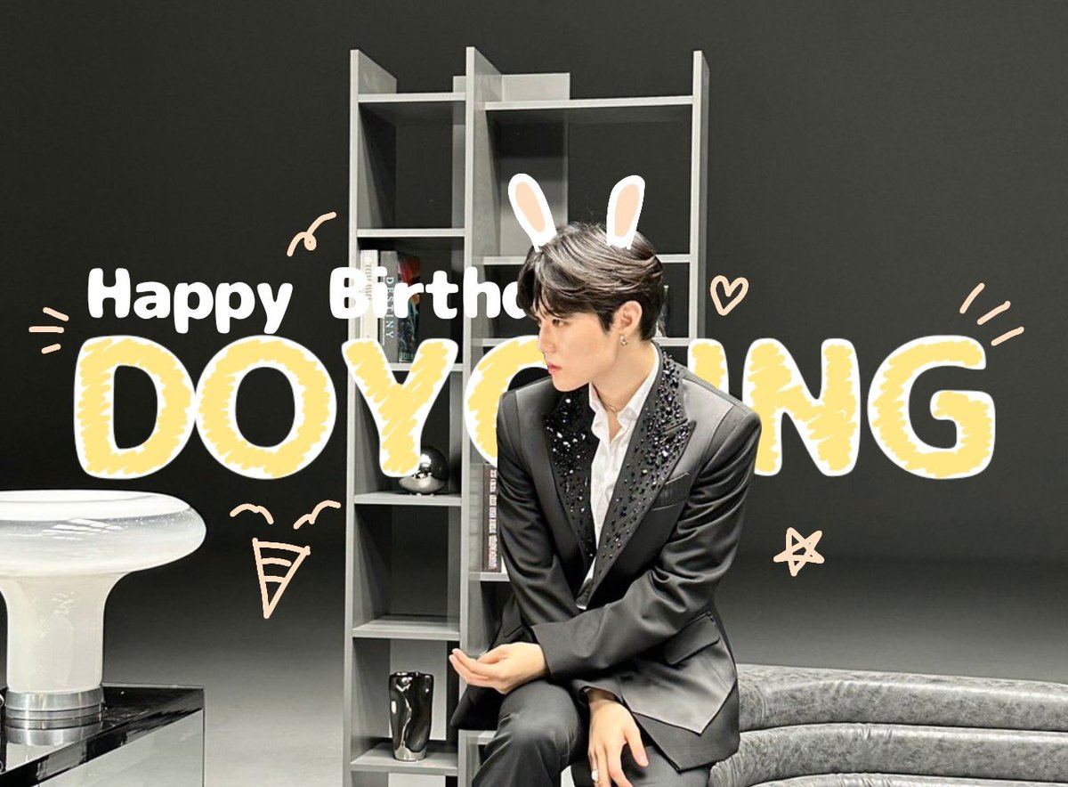 Happy birthday, Doyoung! May this year bring you an abundance of joy and success in all your endeavours. Cheers to many more years of cherished memories and unforgettable moments together. We sincerely wish you a fantastic birthday and a year ahead that's as amazing as you are!