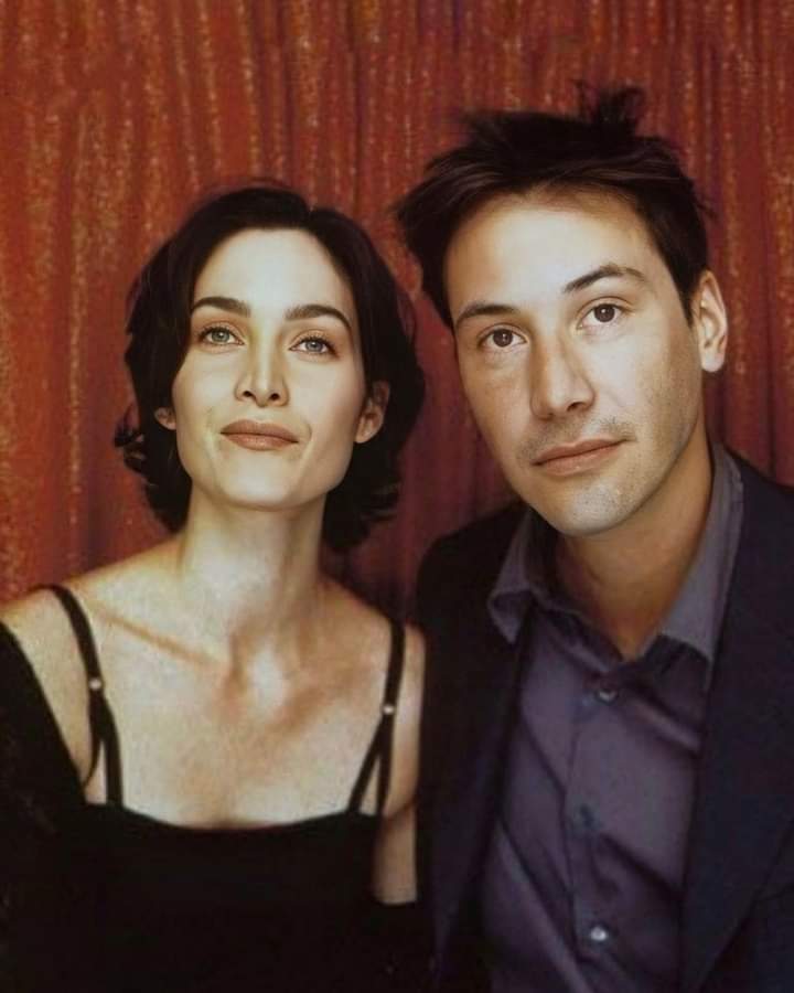 I love ❤️🥰❤️ #CarrieAnneMoss #KeanuReeves #Matrix #Trinity #Neo 💘