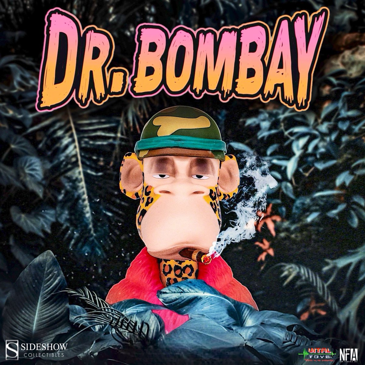 Now available to PRE-ORDER at @collectsideshow ! This latest release features the iconic Bored Ape Yacht Club (BAYC) NFT #6723 known as 'Dr. Bombay.' Get yours here⬇️ sideshow.com/collectibles/b…