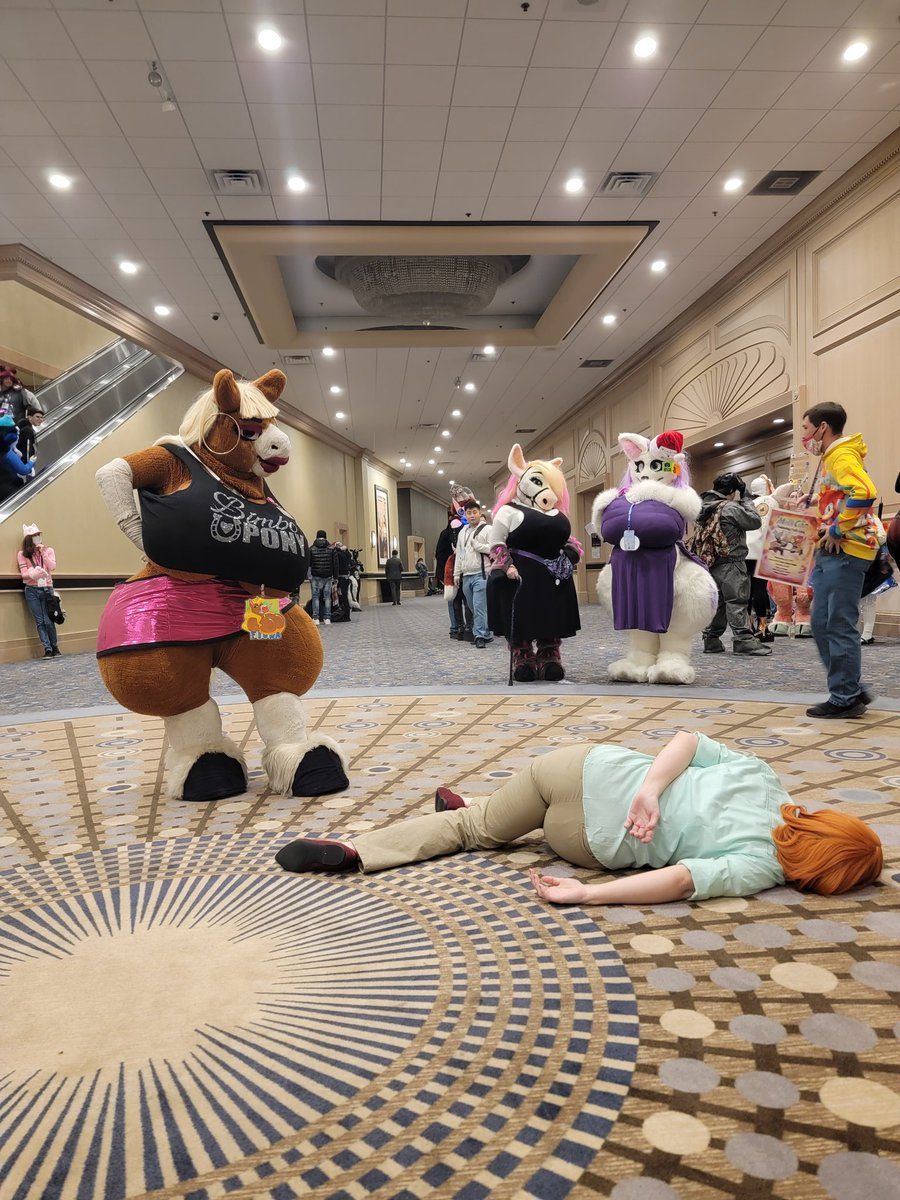 FionaMaray's tweet image. Family Guy death posing is a way of life #furfest