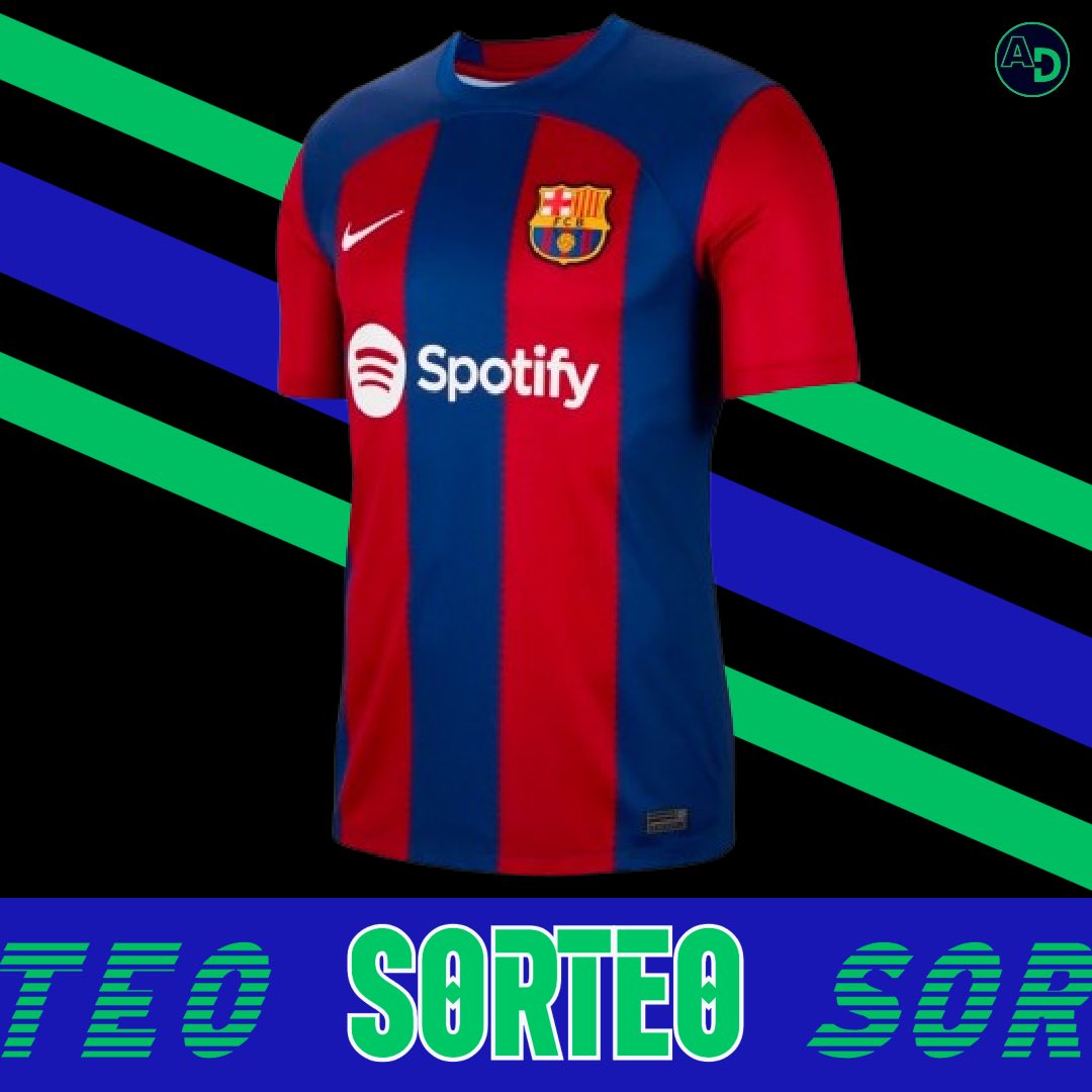 AfDeportiva_'s tweet image. 🎁 𝐒𝐎𝐑𝐓𝐄𝐎 𝐂𝐀𝐌𝐈𝐒𝐄𝐓𝐀 𝐅𝐂 𝐁𝐀𝐑𝐂𝐄𝐋𝐎𝐍𝐀

📌 Si esta noche el Barça gana con gol de João Félix frente al Atlético de Madrid, sorteamos su camiseta.

⚠️ Condiciones para participar:

1️⃣ RT
2️⃣ FOLLOW

🍀 ¡Mucha suerte a todos los participantes!