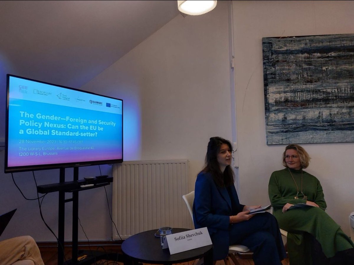 Atlantic Forum (@atlforum) on Twitter photo π‘Double #PatronSpotlight | <a href="/sophie_shevchuk/">Sofiia Shevchuk ππ</a> & @dpiatkiewicz discussed about the importance of ensuring a gender-inclusive approach when dealing with foreign & security issues. #KUDOS
Congratulations to <a href="/GLOBSEC/">GLOBSEC</a> & <a href="/EUROPEUMPrague/">EUROPEUM π¨πΏπͺπΊ</a> for the outstanding organisations!
#WomenAreNATO π‘Double #PatronSpotlight | <a href="/sophie_shevchuk/">Sofiia Shevchuk ππ</a> & @dpiatkiewicz discussed about the importance of ensuring a gender-inclusive approach when dealing with foreign & security issues. #KUDOS
Congratulations to <a href="/GLOBSEC/">GLOBSEC</a> & <a href="/EUROPEUMPrague/">EUROPEUM π¨πΏπͺπΊ</a> for the outstanding organisations!
#WomenAreNATO
