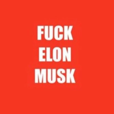 #NewProfilePic just to be clear, this is for @elonmusk to tell him fuck you.