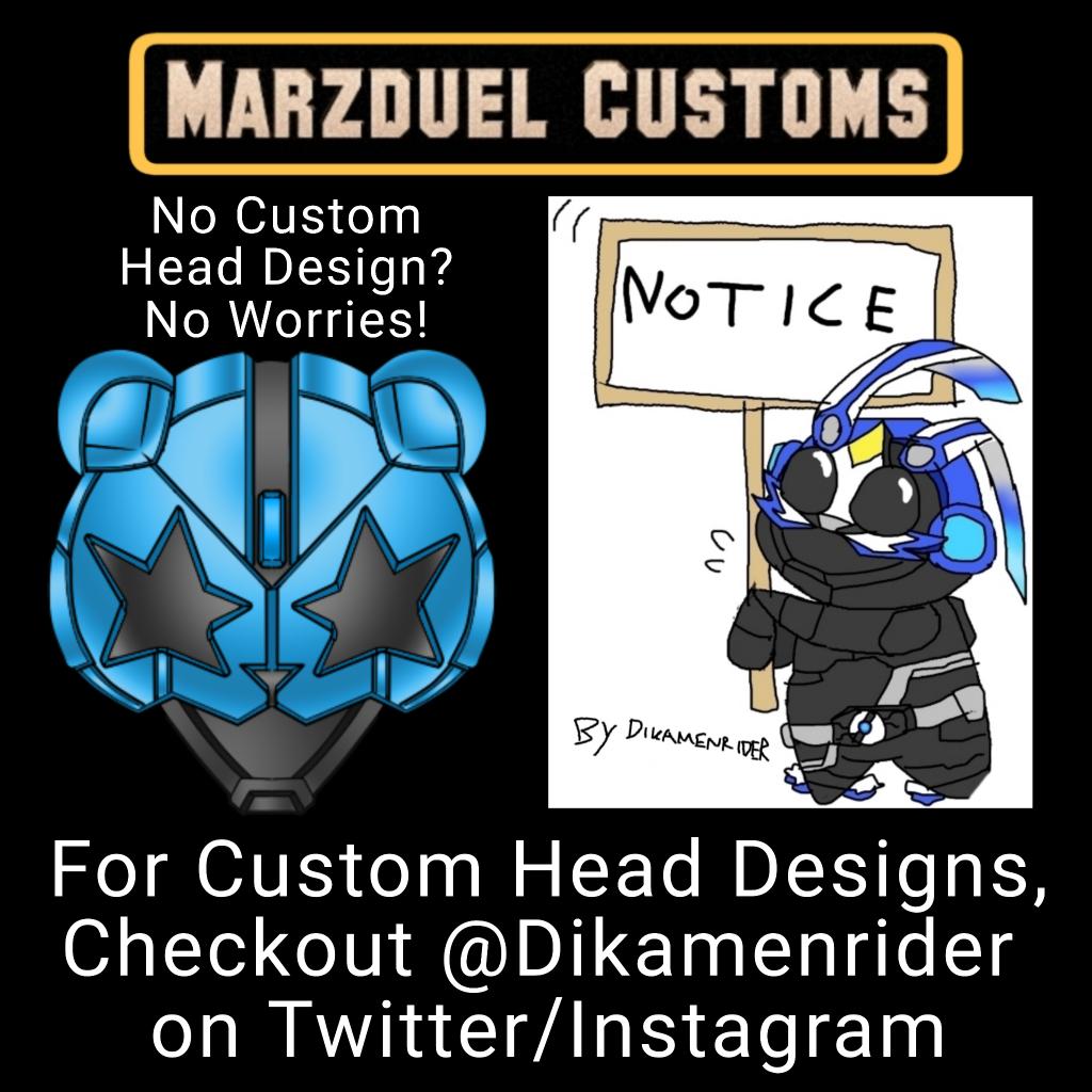 Marzduel_Shop's tweet photo. Custom Prop Ridewatches are 
Available to order now!

For more Info,
Check the link in my Bio

For Custom Head Designs,
Checkout @dikamenrider 

#KamenRider #KamenriderZIO #Custom #Art #OC #Kamen #MaskRider #Cosplay #Ridewatch #ZIO #Watch #Japan
#仮面ライダージオウ #仮面ライダー https://t.co/c9GCSgi69I