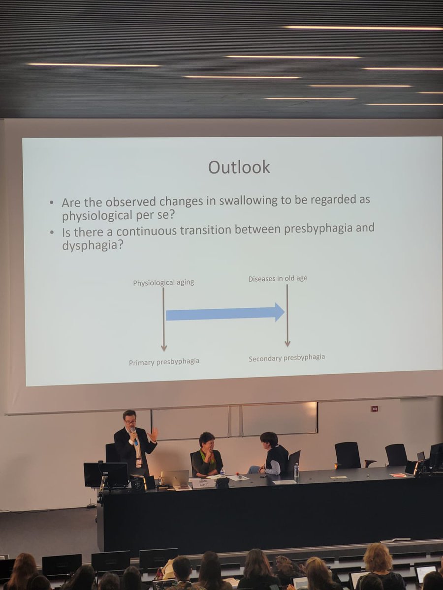 BendixLabeit's tweet image. Thrilled to have been part of the joint symposium hosted by the #EuGMS and #ESSD2023. It was a true honor to delve into oropharyngeal dysphagia as a neurogeriatric syndrome, exploring both disease-specific neurological mechanisms and the transdiagnostic geriatric dimension.