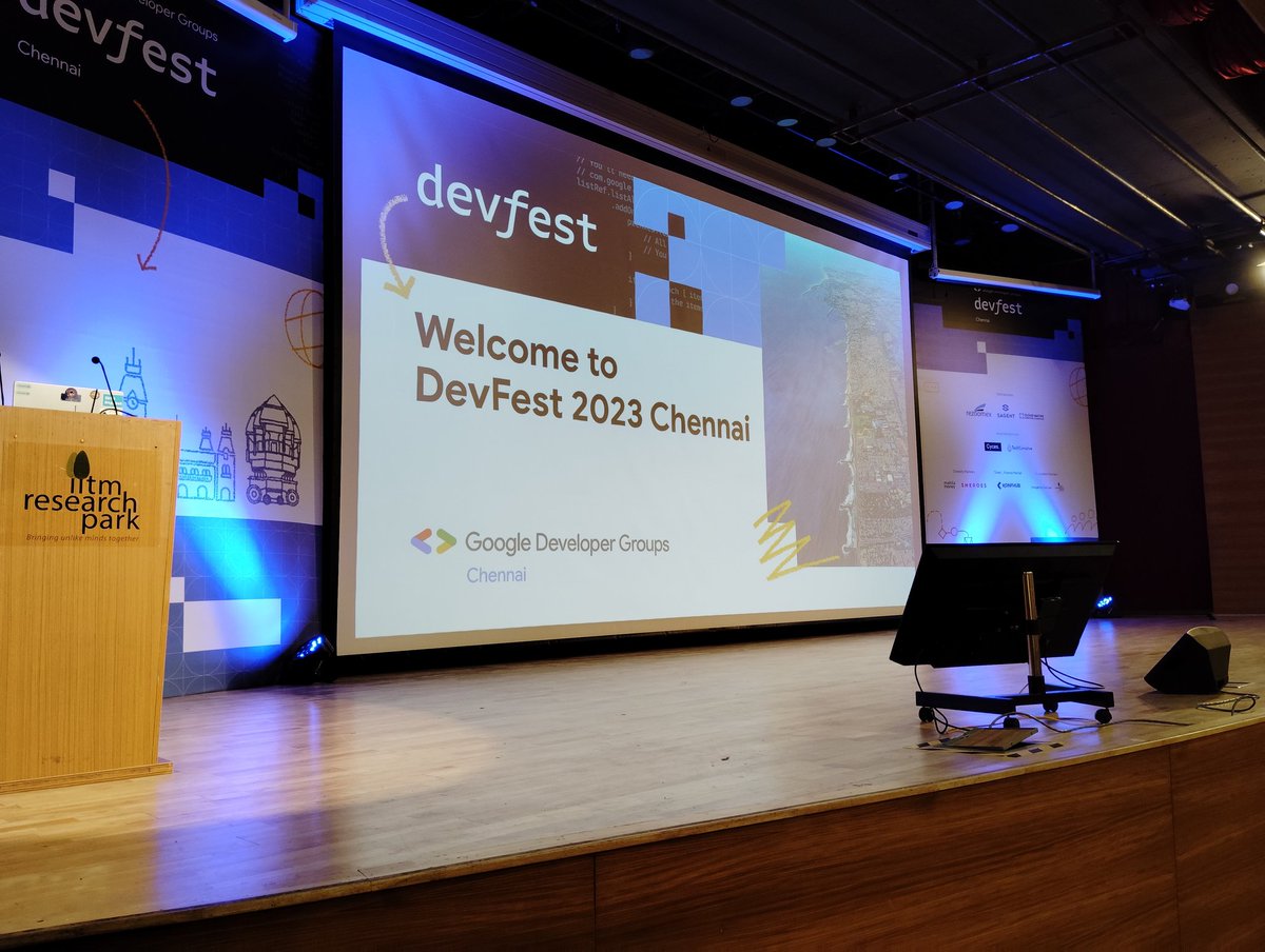 TaradepanR's tweet image. With that Devfest 2023 Chennai comes to an end.... 
#DevFest2023 @GDGChennai @GoogleDevsIN @googledevs @googledevgroups