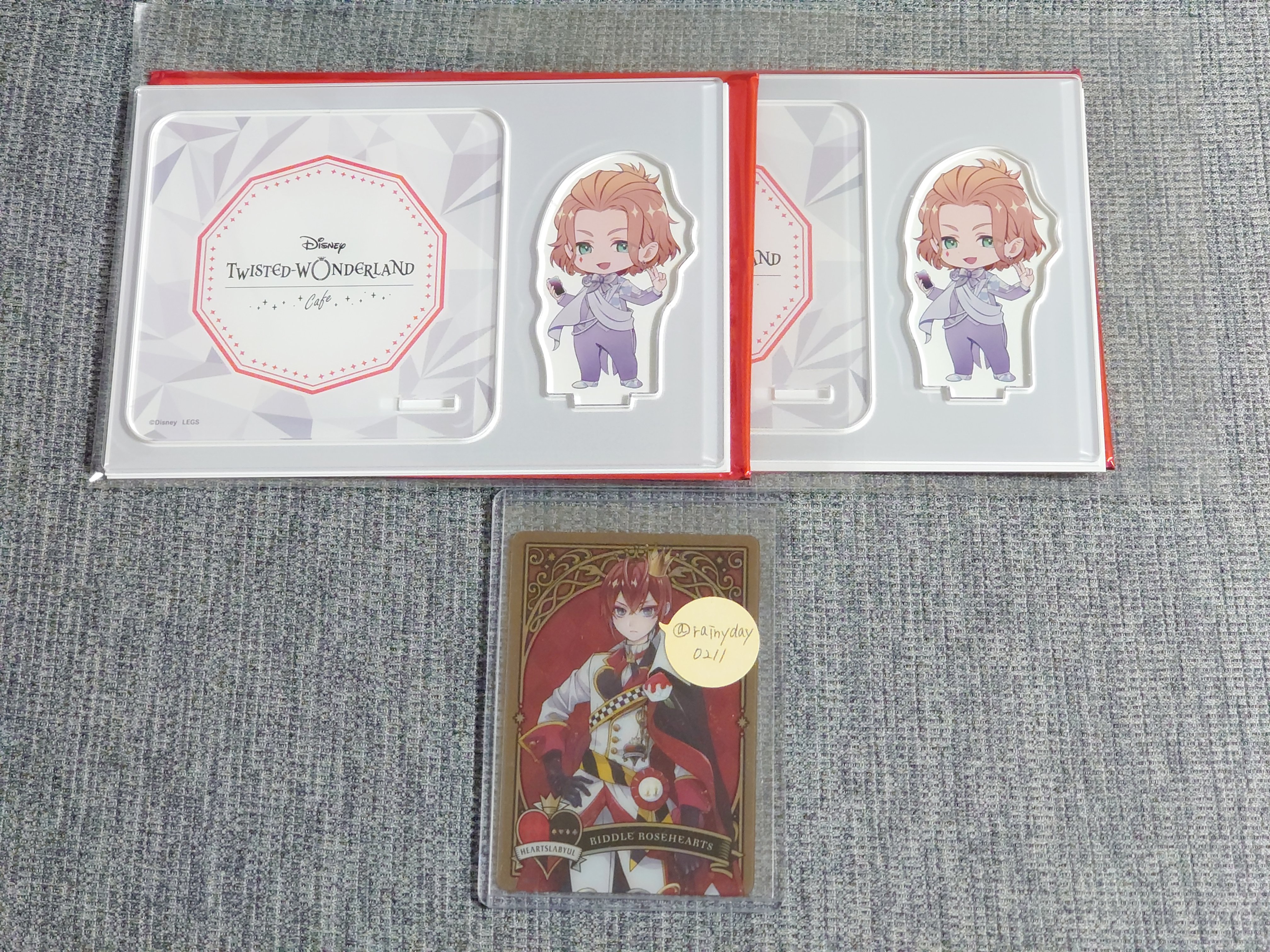 アクリルスタンドコースター ツイステカフェリドル・ローズハート