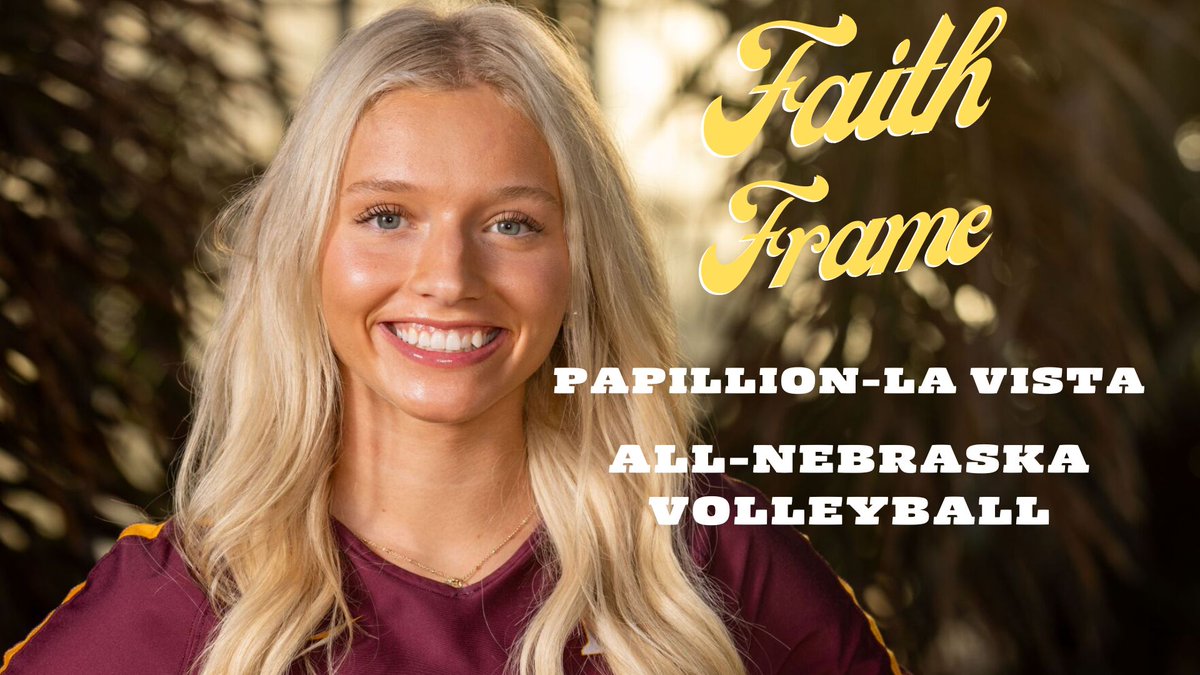 Nebraska Prep Zone (@neprepzone) on Twitter photo Congrats to Papillion-La Vista's <a href="/Faith_Frame/">faith frame</a> for being selected to the 2023 All-Nebraska volleyball team!
Meet the team: omaha.com/sports/high-scโฆ <a href="/PLHS_Volleyball/">Papillion Monarch Volleyball</a>ย #nebpreps Congrats to Papillion-La Vista's <a href="/Faith_Frame/">faith frame</a> for being selected to the 2023 All-Nebraska volleyball team!
Meet the team: omaha.com/sports/high-scโฆ <a href="/PLHS_Volleyball/">Papillion Monarch Volleyball</a>ย #nebpreps
