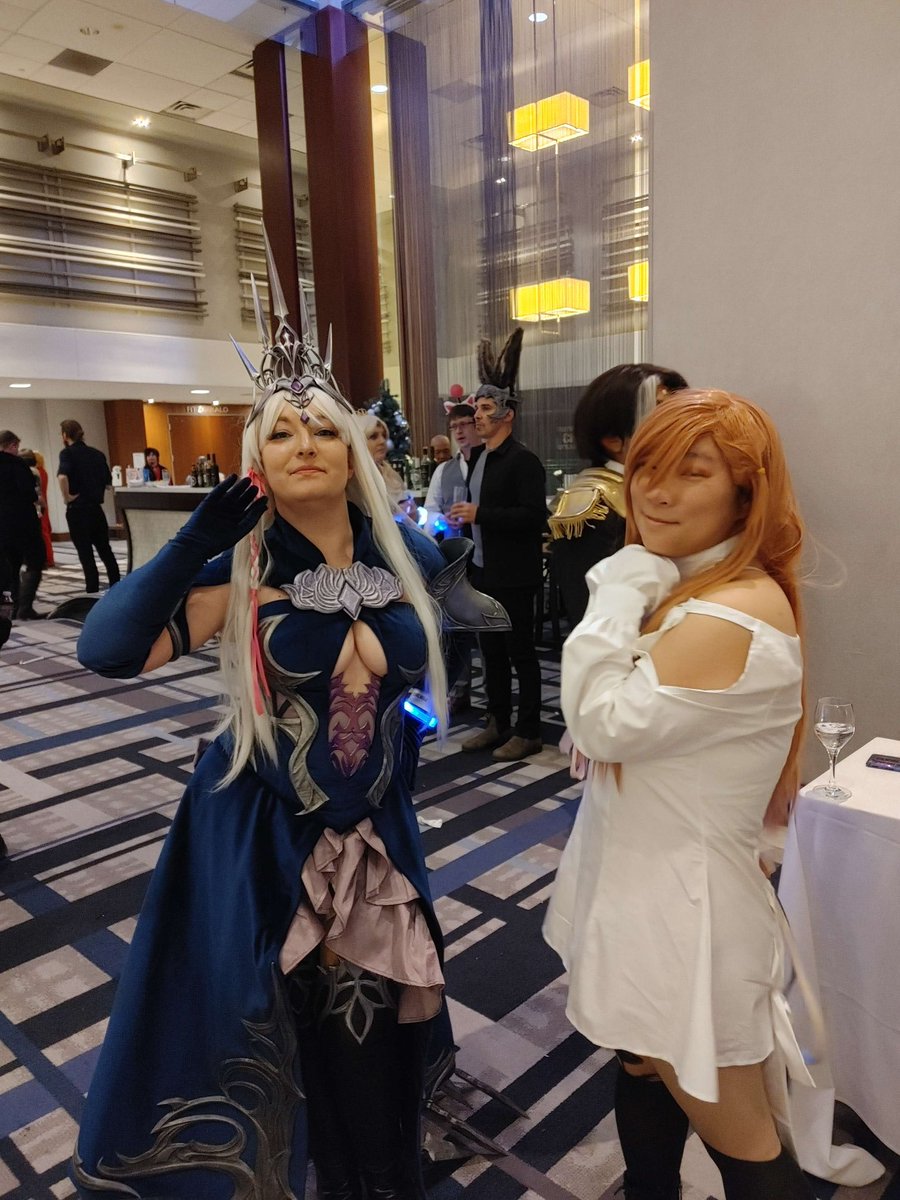 SoltySketches's tweet photo. Kupocon was such a blast!! I’m so glad I went and met the best folks!! #kupocon #pomeast here is a few photos XD. I wiped out my Shiva Ryne for the Blizzara ball (how could I not) and delivery mog during the day.  Kupo!! https://t.co/FN3tMMHAxr