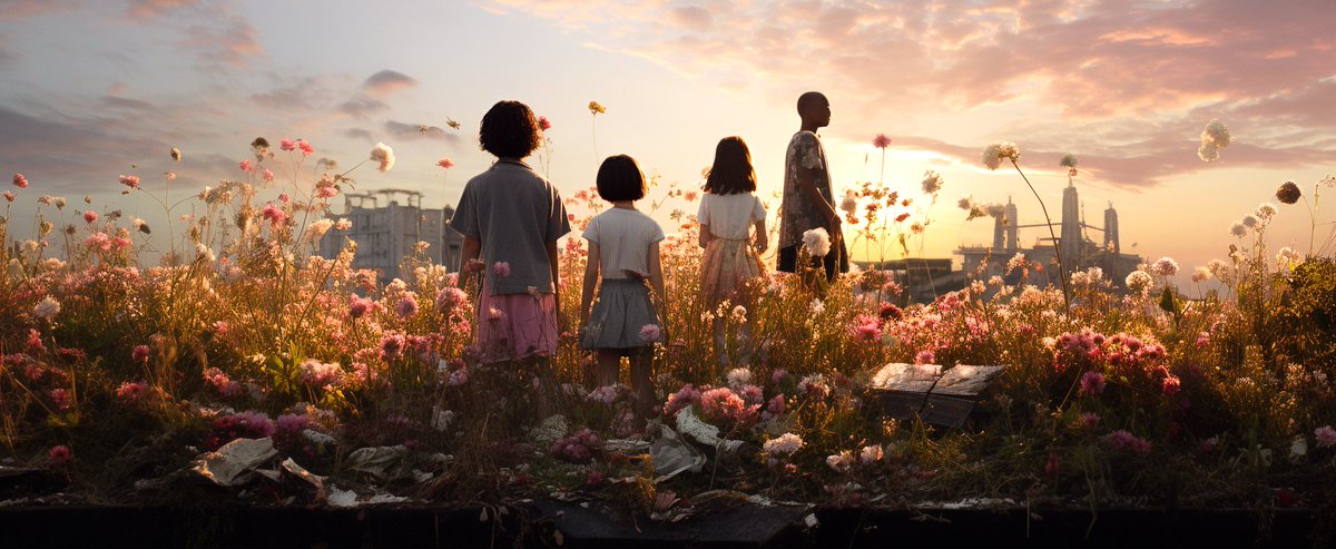 AIBrainwashed's tweet photo. Every child's tomorrow is written in today's soil.

#midjouney #Children #FutureofChildren #AIArtCommuity https://t.co/vgTNtwB0MW