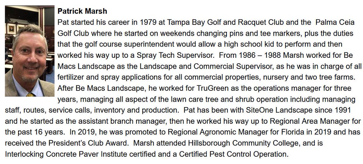 Meet our new FTGA President Pat Marsh.