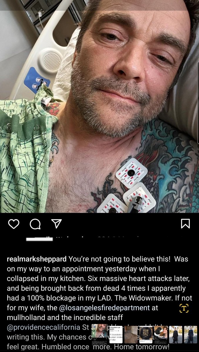 Wishing all the best to #Bsg #BattlestarGalactica alum, and overall sci-fi phenomenon @Mark_Sheppard, who just had a major health scare which he shared via his instagram account. We hope you get a swift recovery, and please take all the time you need to recuperate! #FleetIsFamily