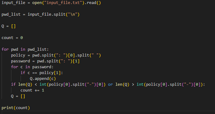 cmartdec's tweet photo. advent of code 2023 - should rename to advent of parsing input. Going back to 2020 problems, busy sunday afternooon https://t.co/F3w2vXi5tz