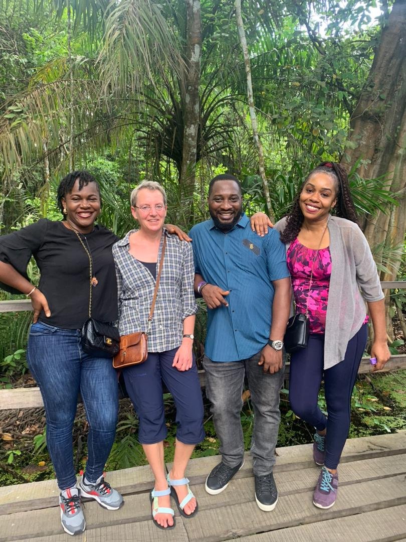 AFRICAN_BDN's tweet photo. Out in Nature, away from some #neuroimaging and #MRI🌴 🌿

Participants were immersed in the beauty of nature at the Conservation Centre today! 🌿🍃

💚The canopy walk was a breathtaking journey among the treetops.

#NatureExperience #CanopyWalk #ABDS #ABDS2023 #Leisure https://t.co/3sAfLd5ujL