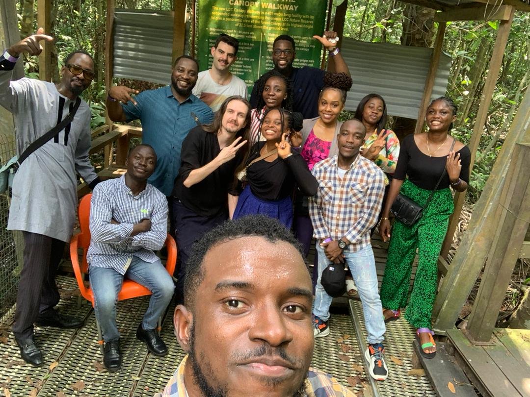 AFRICAN_BDN's tweet photo. Out in Nature, away from some #neuroimaging and #MRI🌴 🌿

Participants were immersed in the beauty of nature at the Conservation Centre today! 🌿🍃

💚The canopy walk was a breathtaking journey among the treetops.

#NatureExperience #CanopyWalk #ABDS #ABDS2023 #Leisure https://t.co/3sAfLd5ujL