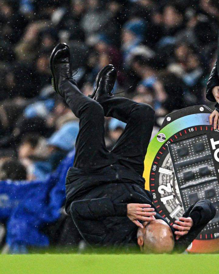 Guardiola's reaction after the third goal 
<a href="/Portalcoin/">Portal</a> 
#Manchestercityspares 
#Spurs