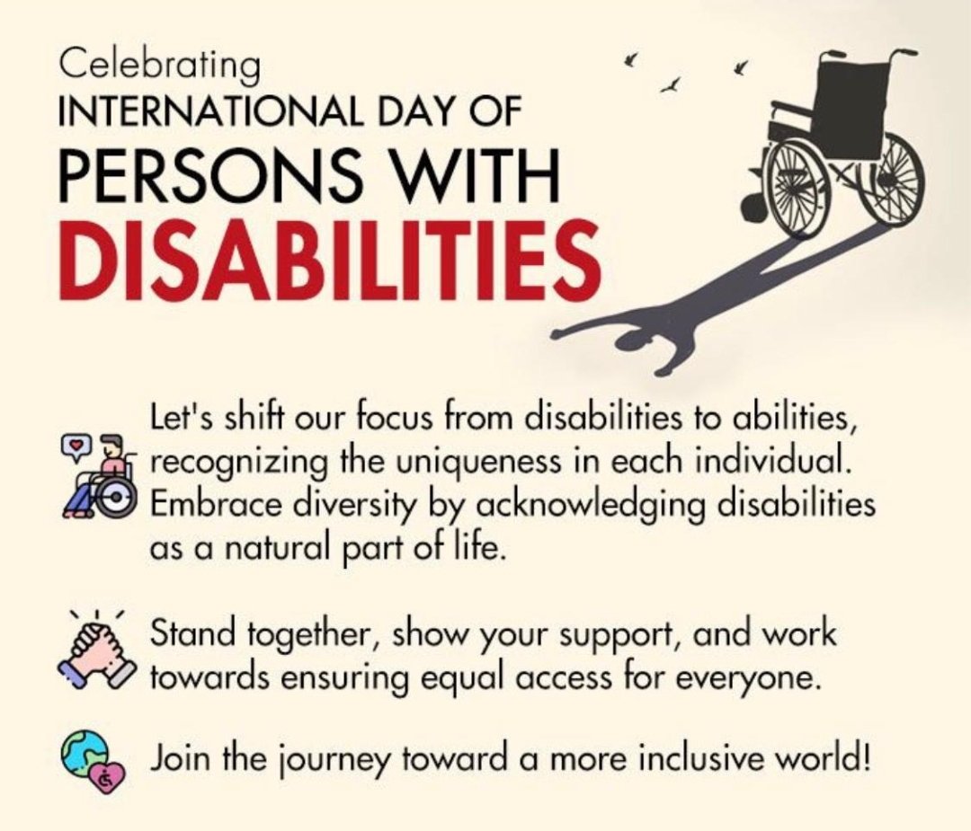 Proud to be involved in working towards a more inclusive society #inclusion #InternationalDisabilityDay #value #AbilityNotDisability #DisabilityDay #disabilities #Respect #ability #Equality